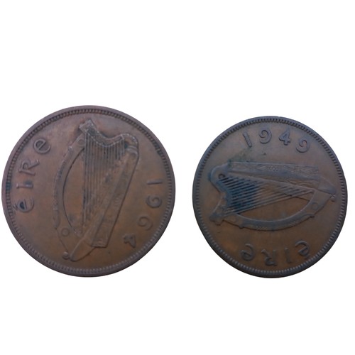 233 - QTY OF IRISH PENNIES 1928-1968