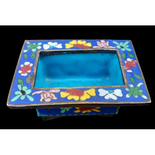 235 - A CLOISONNE TROUGH