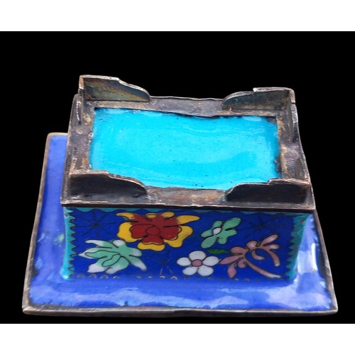 235 - A CLOISONNE TROUGH