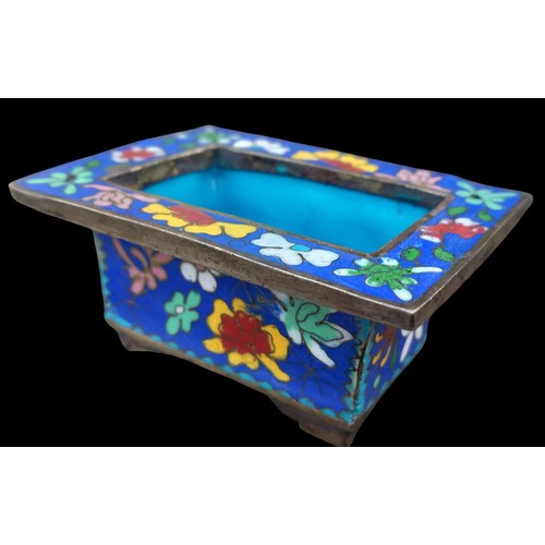 235 - A CLOISONNE TROUGH