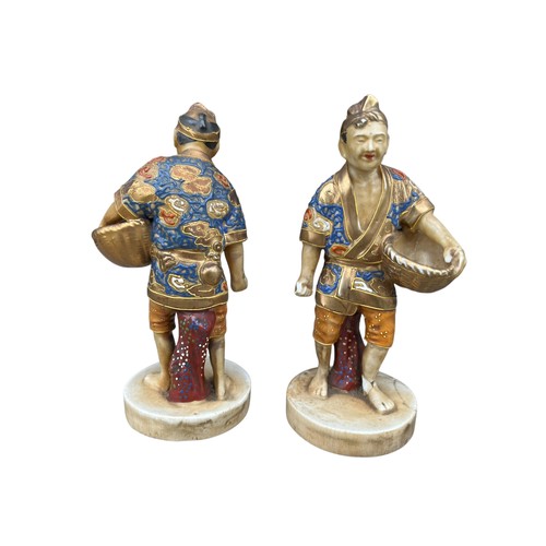 239 - A PAIR OF JAPANESE FIGURES