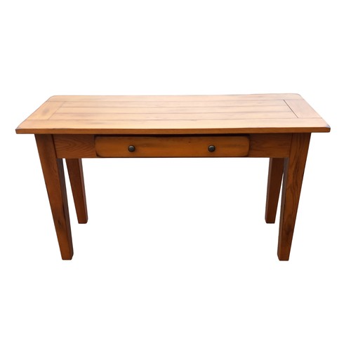 777 - OAK 2 DRAWER HALL TABLE