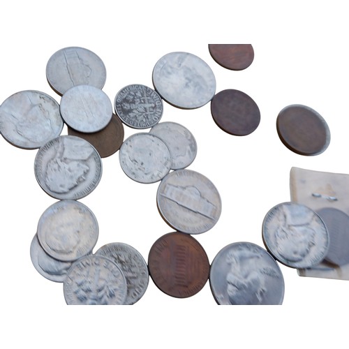 279 - A MIXED LOT OF AMERICAN COINS