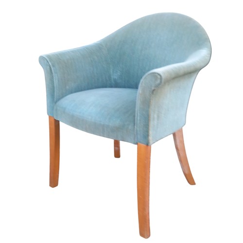 813 - FABRIC TUB CHAIR