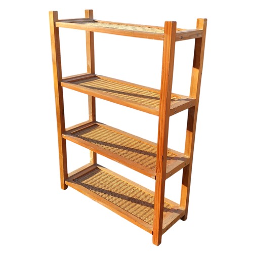 817 - PINE 4 TIER SHELVING