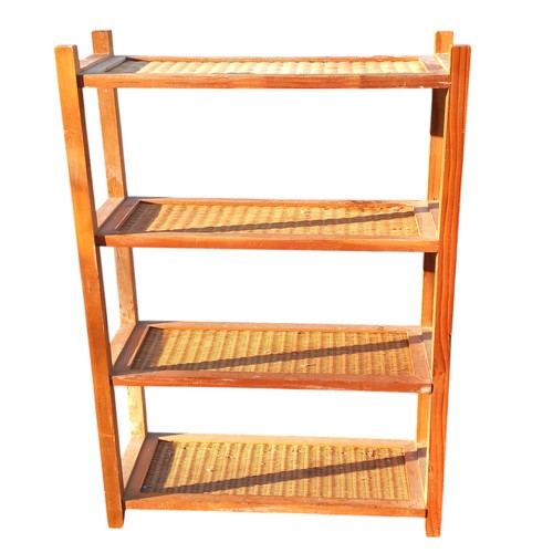 817 - PINE 4 TIER SHELVING