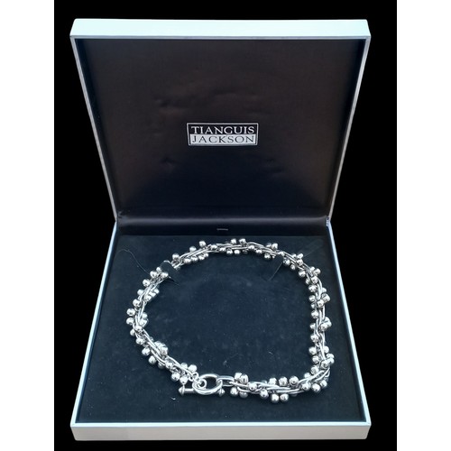 624 - A TIANGUIS JACKSON DESIGNER NECKLACE BOXED 178grm (RETAILS AT £1000)