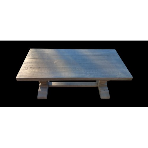 390 - NEW DISTRESSED COFFEE TABLE