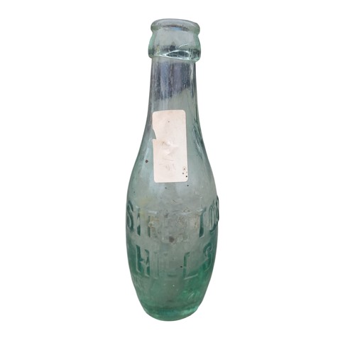 407 - 2 ANTIQUE GLASS BOTTLES