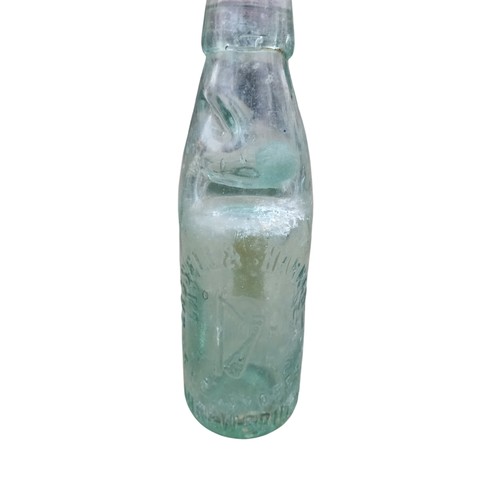 407 - 2 ANTIQUE GLASS BOTTLES