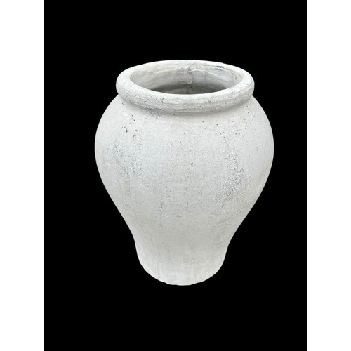 474 - A NEW LARGE WASHED STONE EFFECT URN/VASE