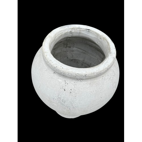 474 - A NEW LARGE WASHED STONE EFFECT URN/VASE