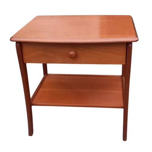 432 - CHERRYWOOD SINGLE DRAWER LAMP TABLE