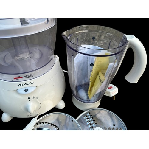 65 - A KENWOOD FOOD PROCESSOR AND ACCS