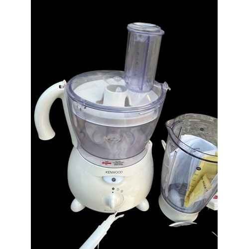 65 - A KENWOOD FOOD PROCESSOR AND ACCS