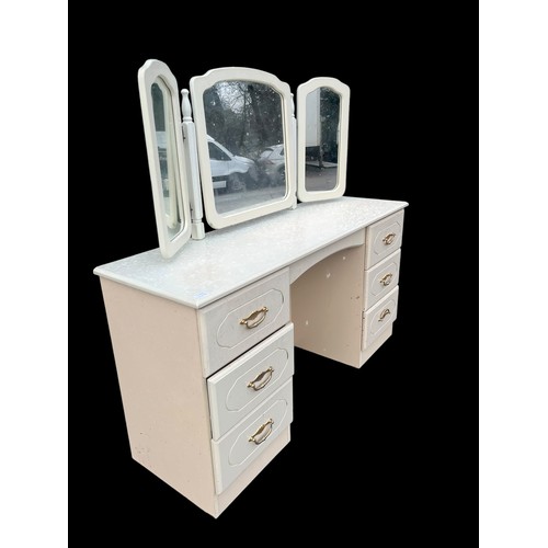 67 - WHITE DRESSING TABLE