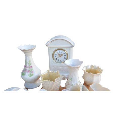 96 - A LOT OF VARIOUS BELLEEK ITEMS