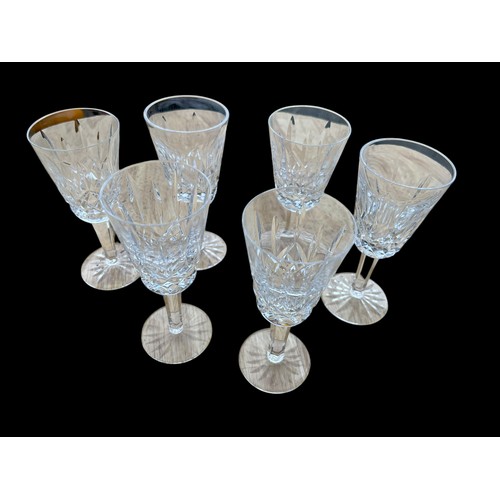 169 - A SET OF 6 WATERFORD SHERRY GLASS