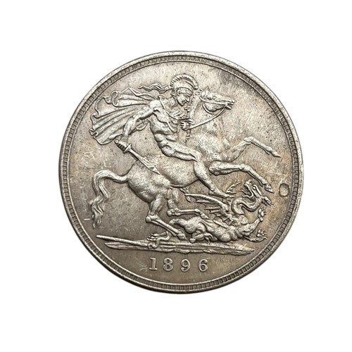 246 - A SILVER 1896 VICTORIAN CROWN