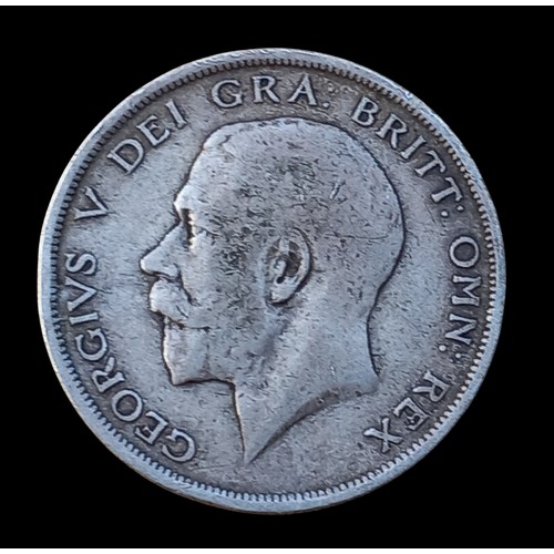 282 - 1918 SILVER HALF CROWN