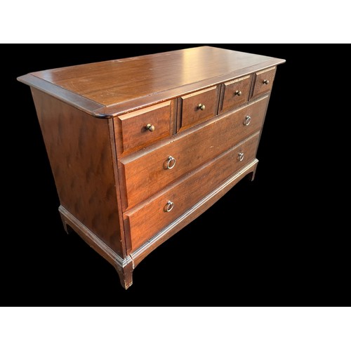 317 - A STAG MULTI DRAWER CHEST 42 x 18.5 x 28