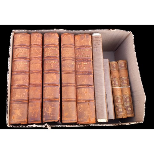 337 - A SET OF BEAUTIFULLY BOUND HISTOTY OF ENGLAND AND BURNS POEMS