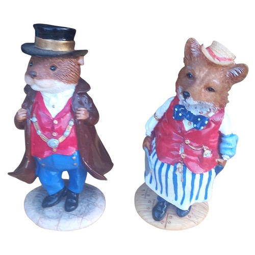 338 - 2 ACHERMAN GROUP REGENCY FINE ARTS FOX & OTTER