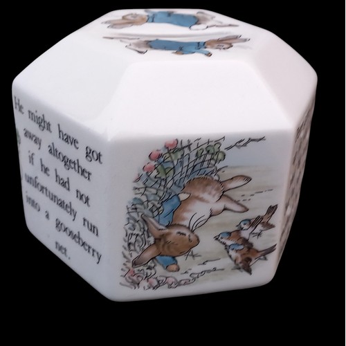 353 - A BOXED WEDGEWOOD PETER RABBIT MONEY BOX