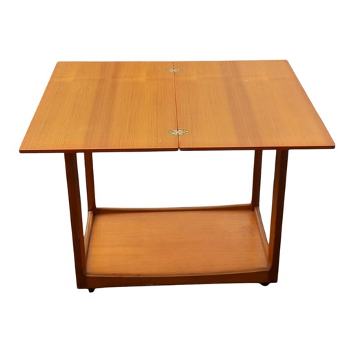 360 - A MID CENTURY TURN OVER LEAF TABLE