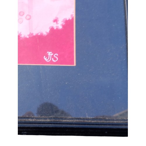 403 - A MODERN PAINTING MONOGRAM J.J.S