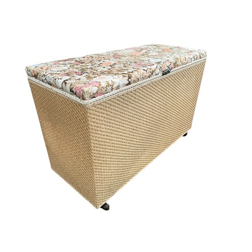 416 - A VINTAGE OTTOMAN