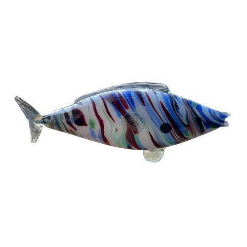 432 - A LARGE MURANO GLASS FISH