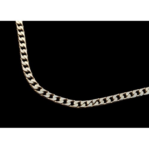 662 - A NEW 9CT GOLD CURB LINK CHAIN 18