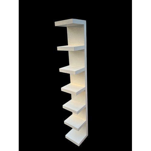 473 - WHITE FREE STANDING SHELVING