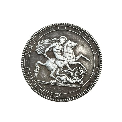 502 - A GEORGIAN SILVER CROWN 1820