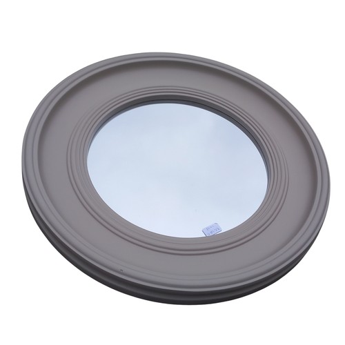 751 - A CREAM CIRCULAR MIRROR