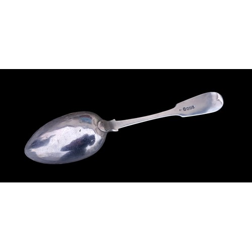 609 - A LARGE VICTORIAN SILVER TABLE SPOON 70grm