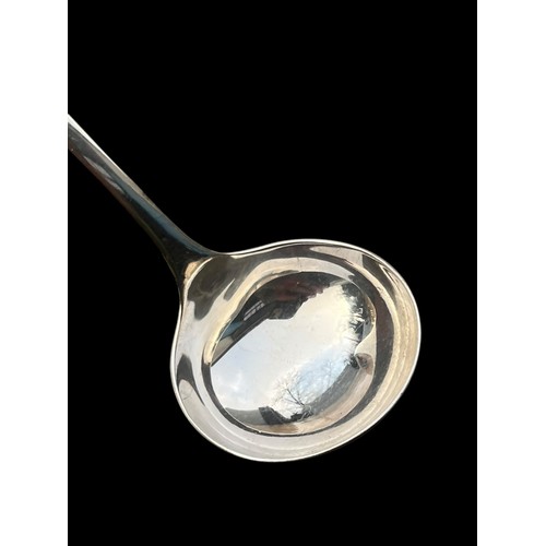 622 - A BIRMINGHAM SILVER TODDY SPOON