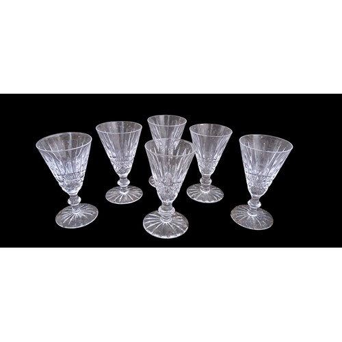 715 - A SET OF 6 WATERFORD CRYSTAL PORT GLASS