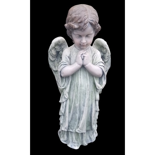 110A - 2 ANGEL FIGURINES APPROX 11