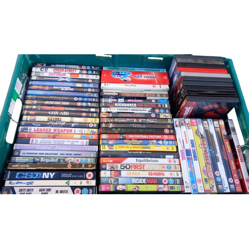 18 - 3 LARGE BOXES OF DVD'S TO INCLUDE VARIOUS BOX SETS