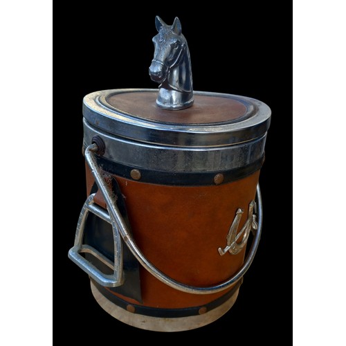 62 - HORSE THEME ICE BUCKET