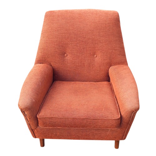 72 - A VINTAGE ARMCHAIR