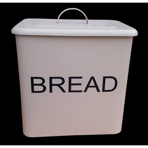 105 - LARGE ENAMEL BREAD BIN