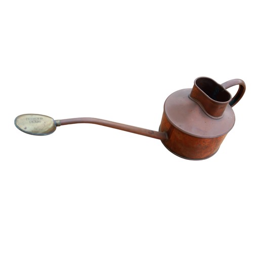 142 - A COPPER WATERING CAN BY HAWS