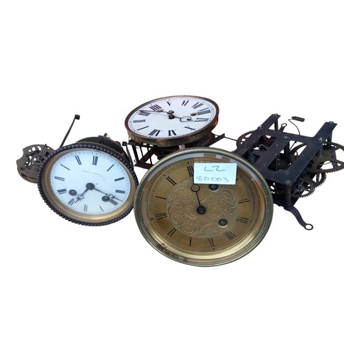 173 - QTY OF MIXED OLD CLOCK PARTS