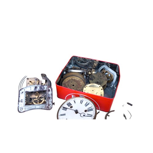 173 - QTY OF MIXED OLD CLOCK PARTS