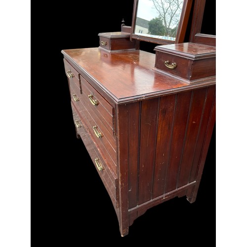 303 - AN EDWARDIAN DRESSSING CHEST