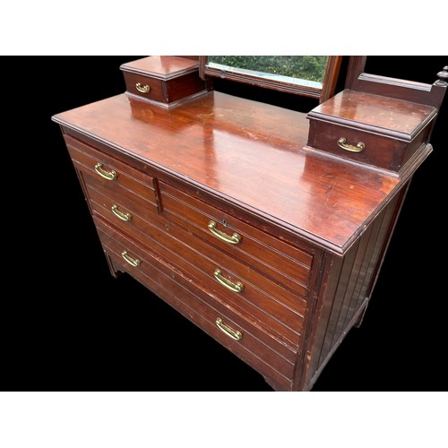 303 - AN EDWARDIAN DRESSSING CHEST