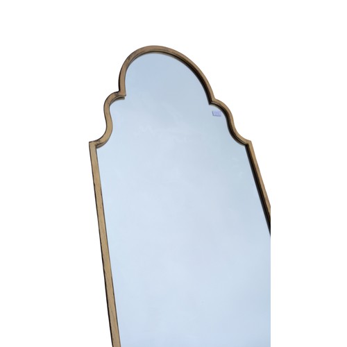 357 - GILT ARCHED MIRROR